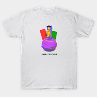 World full of color vector T-Shirt